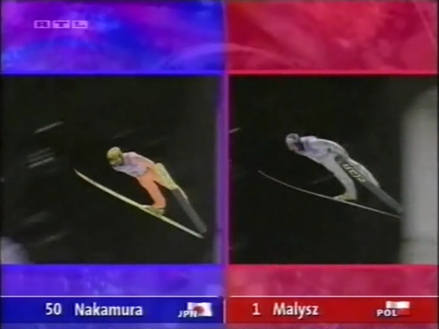 Kazuhiro Nakamura i Adam Małysz (RTL)